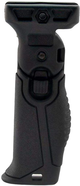 Передняя рукоятка DLG Tactical DLG-048 складная на Picatinny полимер Черная (Z3.5.23.005) - изображение 1