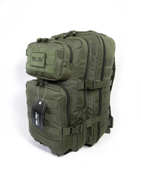 Тактический рюкзак Милтек военный армейский Mil-tec штурмовой 36л олива - изображение 2