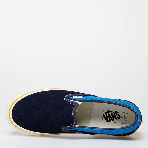 Чоловічі сліпони Vans Og Classic Slip-On VN0A45JKXDW1 42.5 (9.5US) 27.5 см Темно-синій/Блакитний (772204446921) - зображення 4