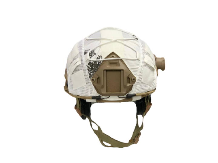 Кавер (чехол) для баллистического шлема (каски) Fast Mandrake зима (клякса) - изображение 2