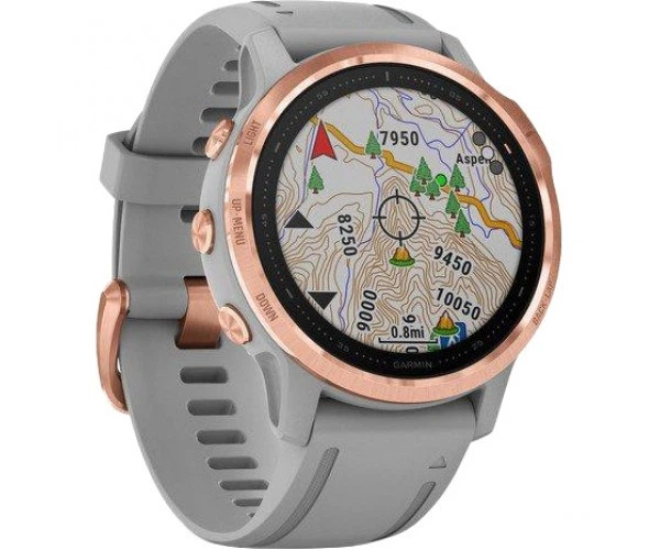 Спортивные часы Garmin Fenix 6S Rose Gold-tone with Powder Gray Band (010-02159-21/20) - Фото 3 Спортивные часы Garmin Fenix 6S Rose Gold-tone with Powder Gray Band (010-02159-21/20) - изображение 3