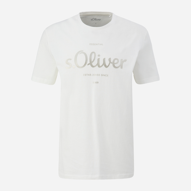 T-shirt s.Oliver 2131935-01D2 M Biały (4099973460146) - obraz 5