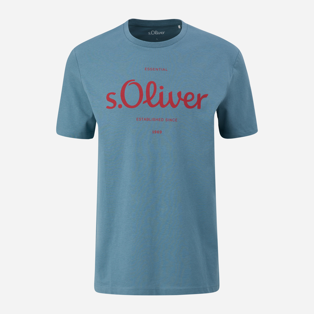 T-shirt s.Oliver 2131935-52D1 L Niebieski (4099973460337) - obraz 5