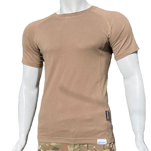 Термоактивна вологовідвідна футболка slim fit реглан виготовлена з преміального матеріалу NyCo розмір XL - зображення 1