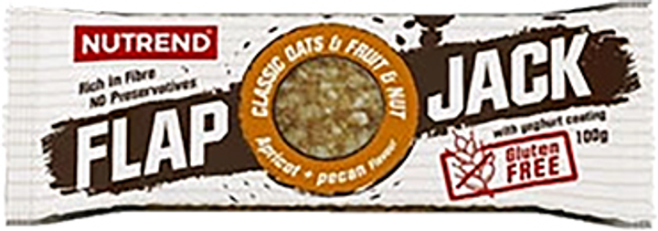 Baton energetyczny Nutrend FlapJack 100 g Apricot-Pecan (8594014865943) - obraz 1