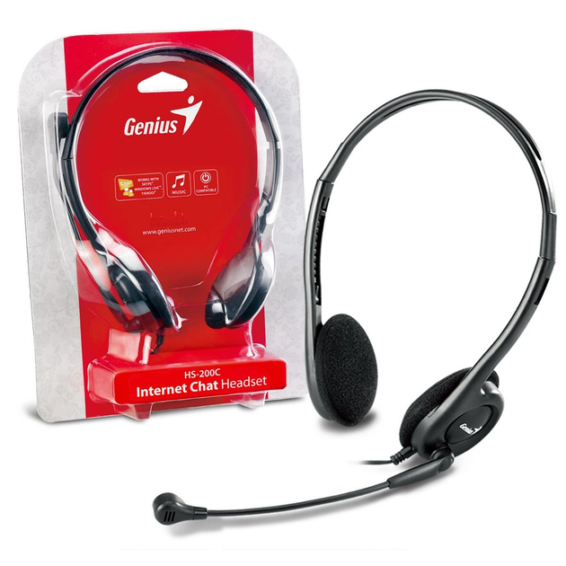 Гарнитура Genius HS-200C 3.5mm купить в интернет-магазине ROZETKA ...