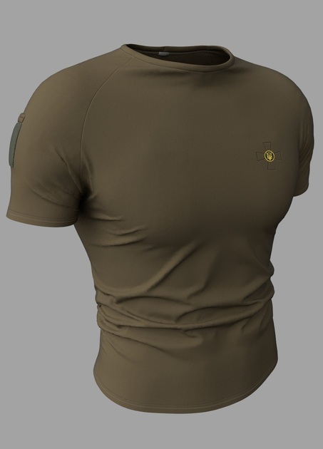 Тактична футболка GorLin 52 Хакі (Т-32) - зображення 2