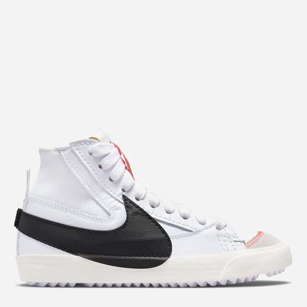 Акція на Жіночі кеди високі Nike Blazer Mid 77 DQ1471-100 41 (9.5US) 26.5 см White/Black-White-Sail від Rozetka