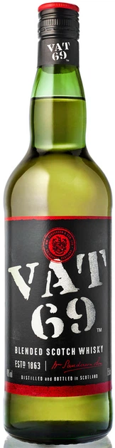 Віскі Vat 69 витримка 3 роки 0.7 л 40% (5000292261115) – фото