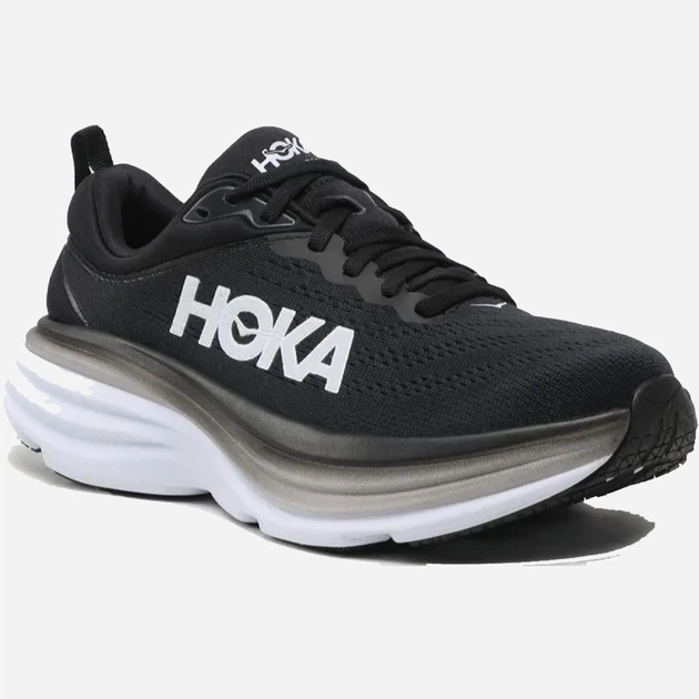 Buty do biegania damskie HOKA ONE ONE Bondi 8 1127952-BWHT 41.5 (9US) 26 cm Czarny/Biały (195719637729) - obraz 3