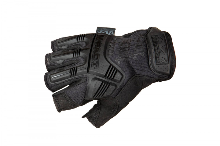 Рукавички Mechanix M-Pact 3 Fingerless Gloves Covert Black Size M Тактичні - зображення 1