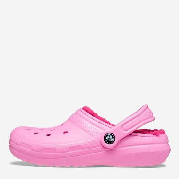 Chodaki dziecięce dla dziewczynki ocieplane Crocs Classic 207010-6SW 33-34 Różowe (191448894525) - obraz 3