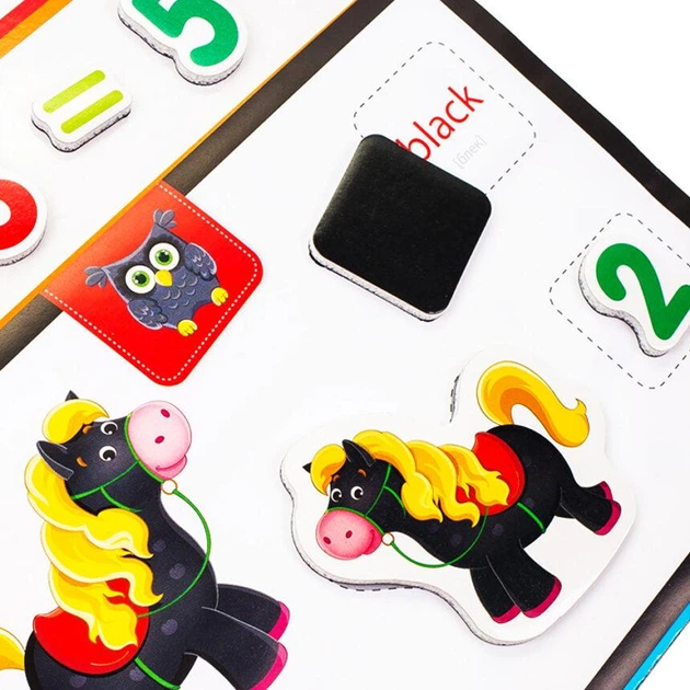 Игра Vladi Toys 3в1 Математика, Абетка, English с магнитной доской (Укр) (VT5412-04) - изображение 3