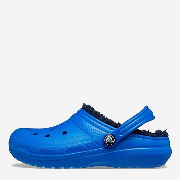 Дитячі крокси-сабо для хлопичка утеплені Crocs Classic 207010-4KZ 32-33 Bolt Blue (196265146857) - зображення 3