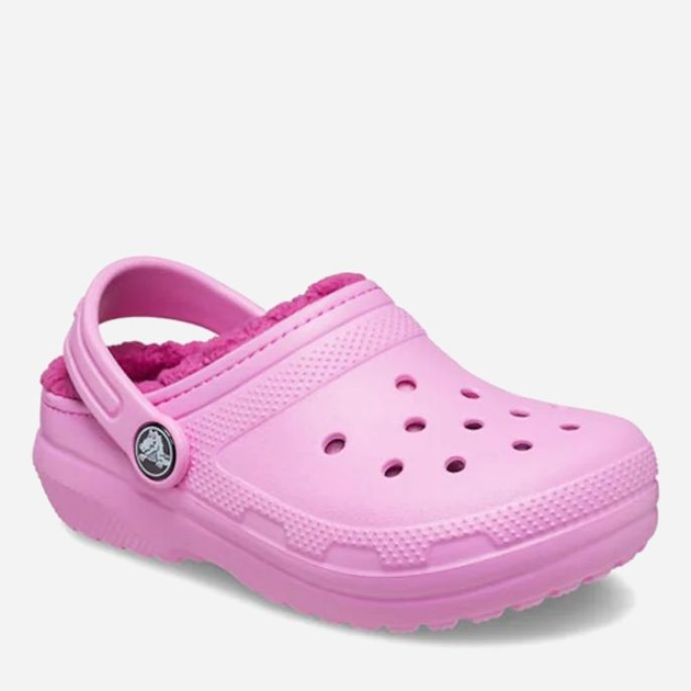 Chodaki dziecięce dla dziewczynki ocieplane Crocs Classic 207010-6SW 30-31 Różowe (191448894501) - obraz 2