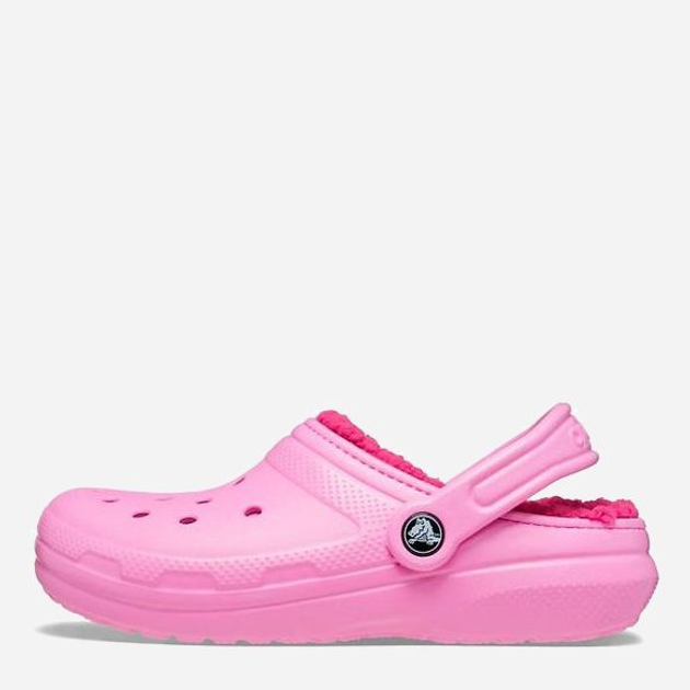 Chodaki dziecięce dla dziewczynki ocieplane Crocs Classic 207010-6SW 30-31 Różowe (191448894501) - obraz 3