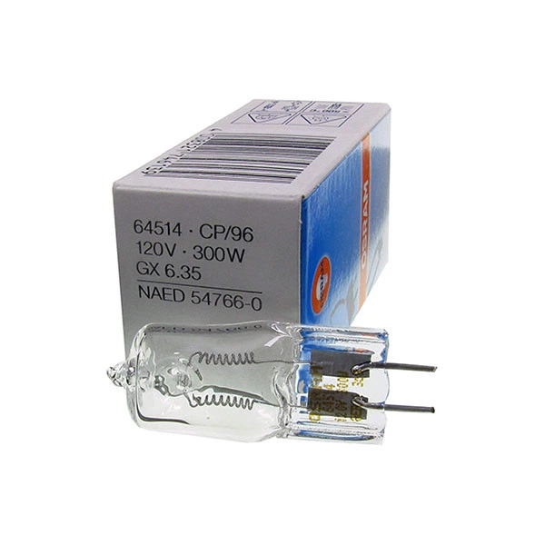 Лампа галогенна Osram 64514 CP/96 300W 120V GX6.35 - зображення 2