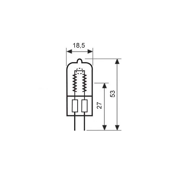 Лампа галогенна Osram 64515 300W 230V GX6.35 - Фото 3 Лампа галогенна Osram 64515 300W 230V GX6.35 - зображення 3