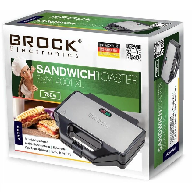 Сендвічниця BROCK SSM 4001 XL - изображение 3