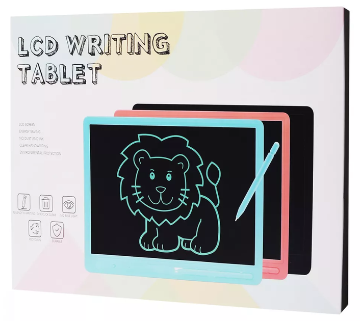 Графический планшет PowerPlant Writing Tablet Colors 15" Black [76658] - изображение 3