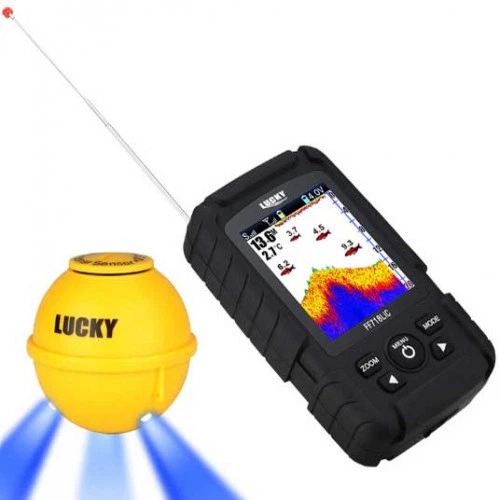 Эхолот беспроводной Lucky FF718LiC-WLA, дисплей 2.8", для удачной рыбалки - изображение 2