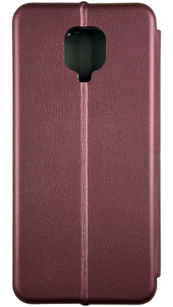 Чехол-книжка Elegant на Xiaomi Redmi Note 9 Pro бордовый - изображение 2