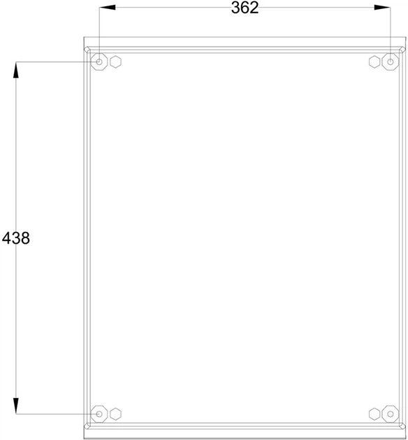 Шафа IDE GLASS з поліестеру 600 x 500 x 230 мм IP66 (POL605023) - Фото 10 Шафа IDE GLASS з поліестеру 600 x 500 x 230 мм IP66 (POL605023) - зображення 10