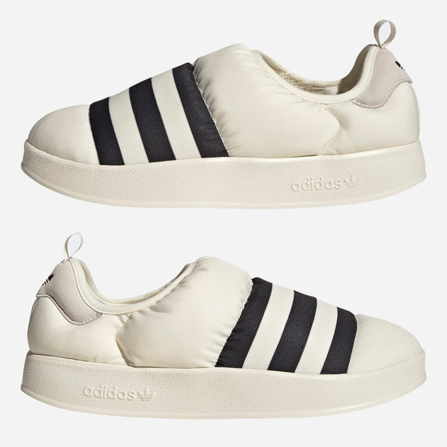Męskie slipony adidas Puffylette GY1593 47.5 (12UK) 30.5 cm Owhite/Cblack/Owhite (4065426935035) - obraz 7