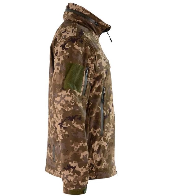Армійська куртка з капюшоном Soft Shell Піксель XXL (Kali) - зображення 2