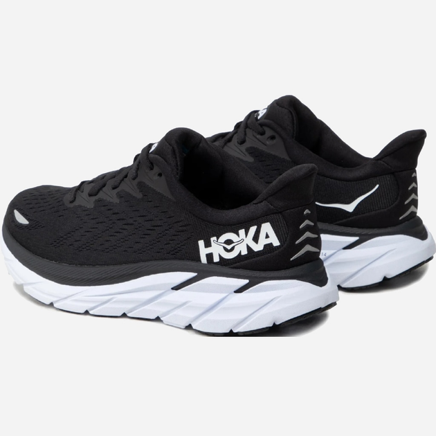 Buty do biegania damskie HOKA ONE ONE Clifton 8 1119394-BWHT 41.5 (9US) 26 cm Czarny/Biały (194715600294) - obraz 4