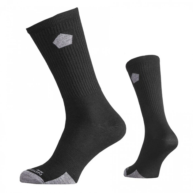 Антибактеріальні шкарпетки Pentagon Alpine Merino Light Socks EL14015 Medium, Чорний - Фото 1 Антибактеріальні шкарпетки Pentagon Alpine Merino Light Socks EL14015 Medium, Чорний - зображення 1