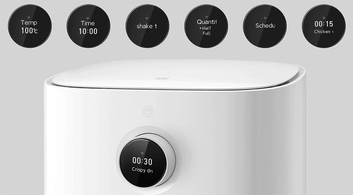 Мультипечь (аэрофритюрница) Xiaomi Mi Smart Air Fryer 3.5L MAF02 (BHR4849EU) (смарт управление через смартфон) - Фото 5 Мультипечь (аэрофритюрница) Xiaomi Mi Smart Air Fryer 3.5L MAF02 (BHR4849EU) (смарт управление через смартфон) - изображение 5