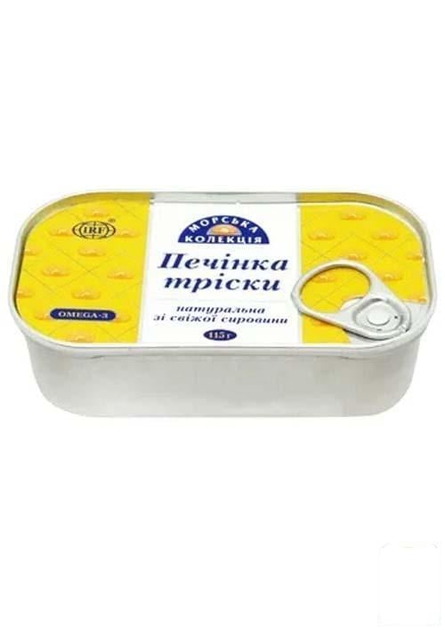 Печінка тріски (натуральна) МК ТМ "Морська колекція" 115г (98767 ...