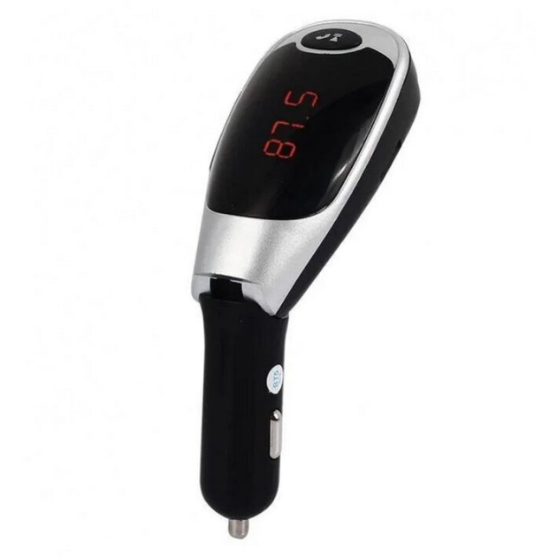 FM Модулятор Bluetooth M5 в машину трансмітер з дисплеєм авто-зарядка - зображення 2
