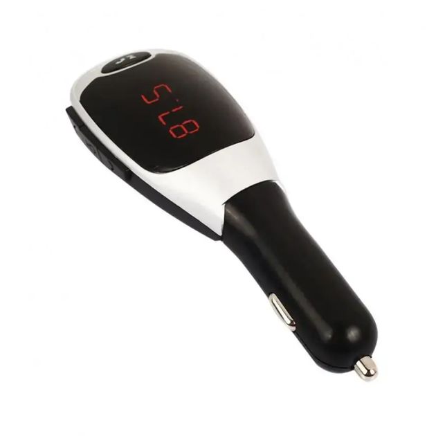 FM Модулятор Bluetooth M5 в машину трансмітер з дисплеєм авто-зарядка - зображення 3