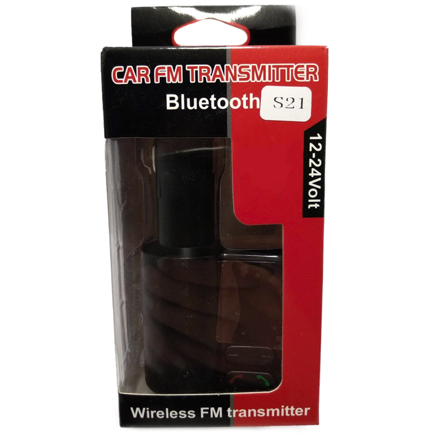 FM Модулятор Bluetooth S21 в машину трансмиттер с дисплеем - Фото 4 FM Модулятор Bluetooth S21 в машину трансмиттер с дисплеем - изображение 4