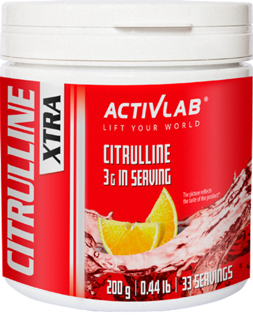 Амінокислота Цитрулін ActivLab Citrulline Xtra 200 г Лимон (5907368861265) - зображення 1