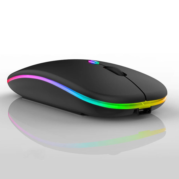 Клавиатура BauTech RGB Bluetooth c русской раскладкой с мышкой Черный (1009-420-00) - изображение 6