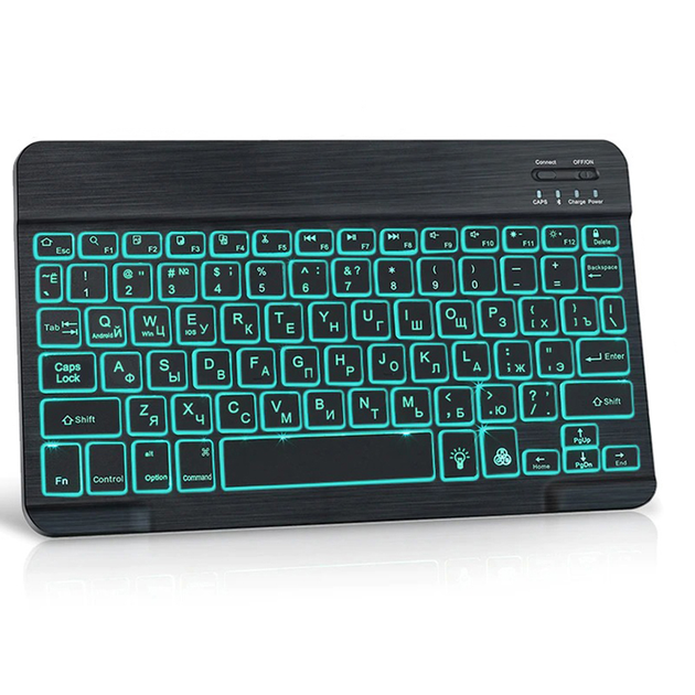 Клавиатура BauTech RGB Bluetooth c русской раскладкой с мышкой Черный (1009-420-00) - изображение 9