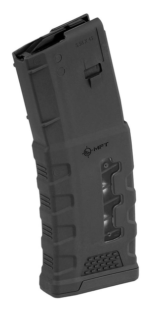 Магазин MFT Extreme Duty Window Polymer кал. 223 Rem (5,56x45) для AR-15/M4 на 30 патронів (з вікном) - зображення 1