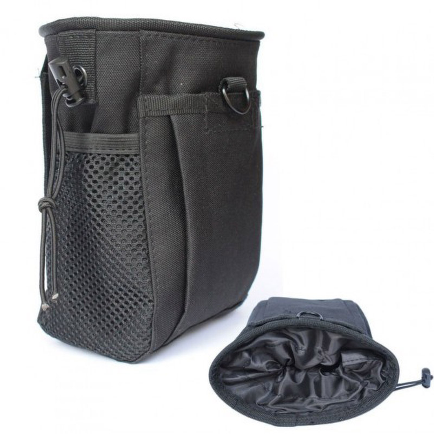 Подсумок сброса пустых магазинов с MOLLE - Тактический Мешок Сумка для гильз Clefers Tactical C21 - Черный (5002226) - изображение 3