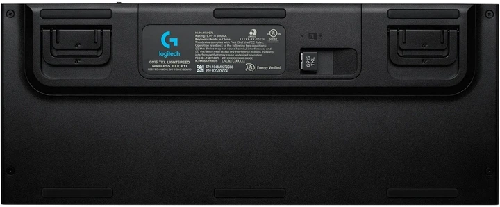 Клавіатура бездротова Logitech G915 Gaming TKL Tenkeyless LIGHTSPEED RGB GL CLICKY Black (920-009537) - зображення 5
