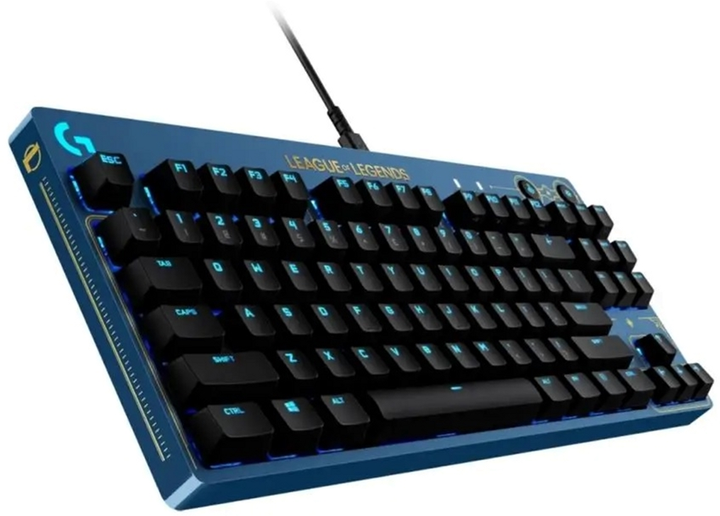 Klawiatura przewodowa Logitech G PRO Mechanical Keyboard League of Legends Edition - LOL-WAVE2 USB (920-010537) - obraz 2