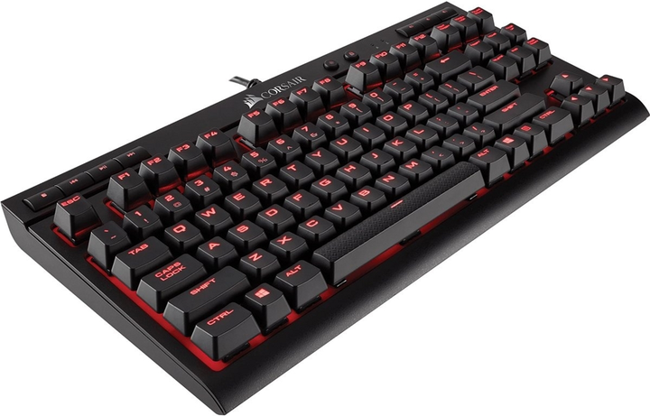 Klawiatura przewodowa Corsair K63 Cherry MX Red USB (CH-9115020-NA) - obraz 3