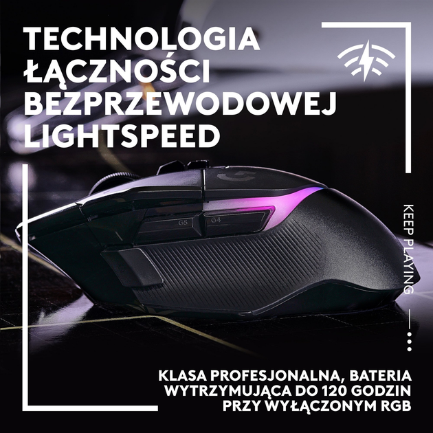 Миша Logitech G502 X Plus Wireless Black (910-006162) - зображення 6