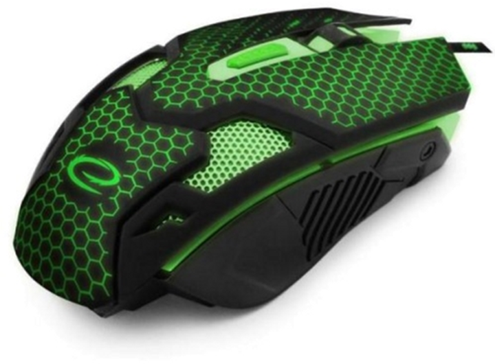 Mysz Esperanza MX207 Cobra USB Black/Green (EGM207G) - obraz 4