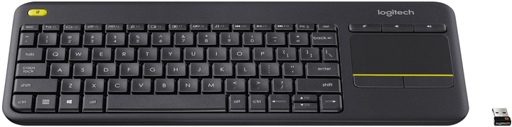 Klawiatura bezprzewodowa Logitech Touch K400 Plus Czarna (920-007145) - obraz 3