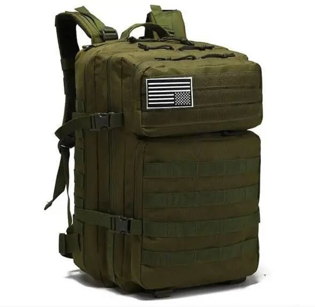 Рюкзак тактический 45 л зеленый - изображение 2