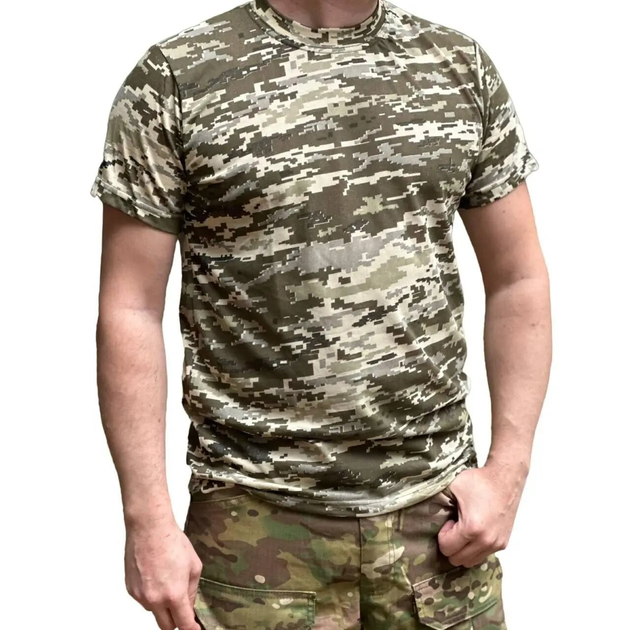 Тактична військова футболка піксель L - зображення 1