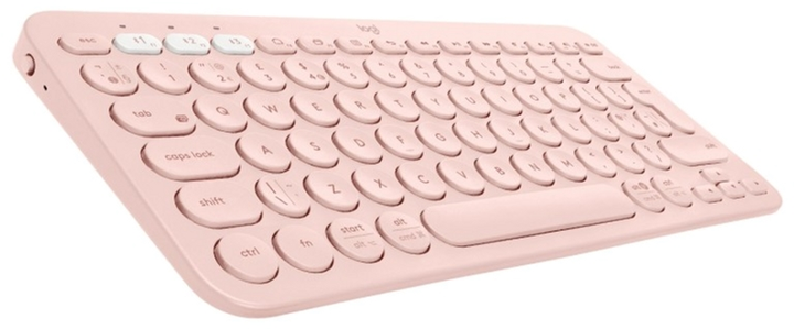 Клавіатура бездротова Logitech K380 Multi-Device Bluetooth Rose (920-009867) - зображення 3